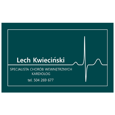 Lech Kwieciński - specjalista chorób wewnętrznych, kardiolog